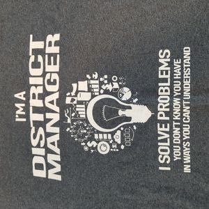 District Manager Problem Solver tee NWT